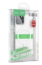 Чехол-накладка Hoco Magnetic Series Airbag для iPhone 14 Plus силиконовый (прозрачный)