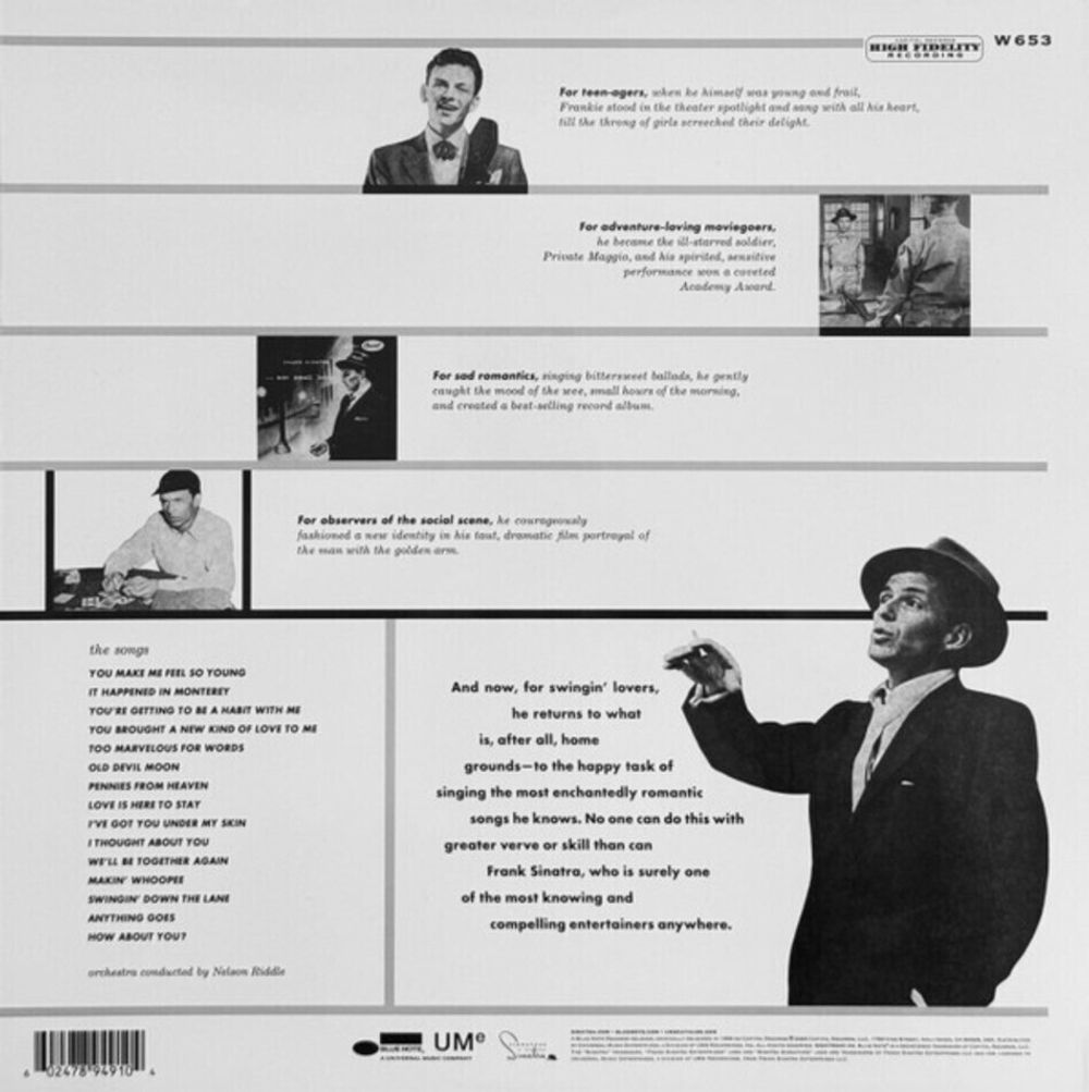 Frank Sinatra / Songs For Swingin' Lovers (LP)