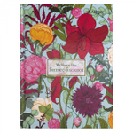 Ежедневник недатированный, А5, 7БЦ, Alingar, ламинация, 80 л., клетка, "Яркие цветы"