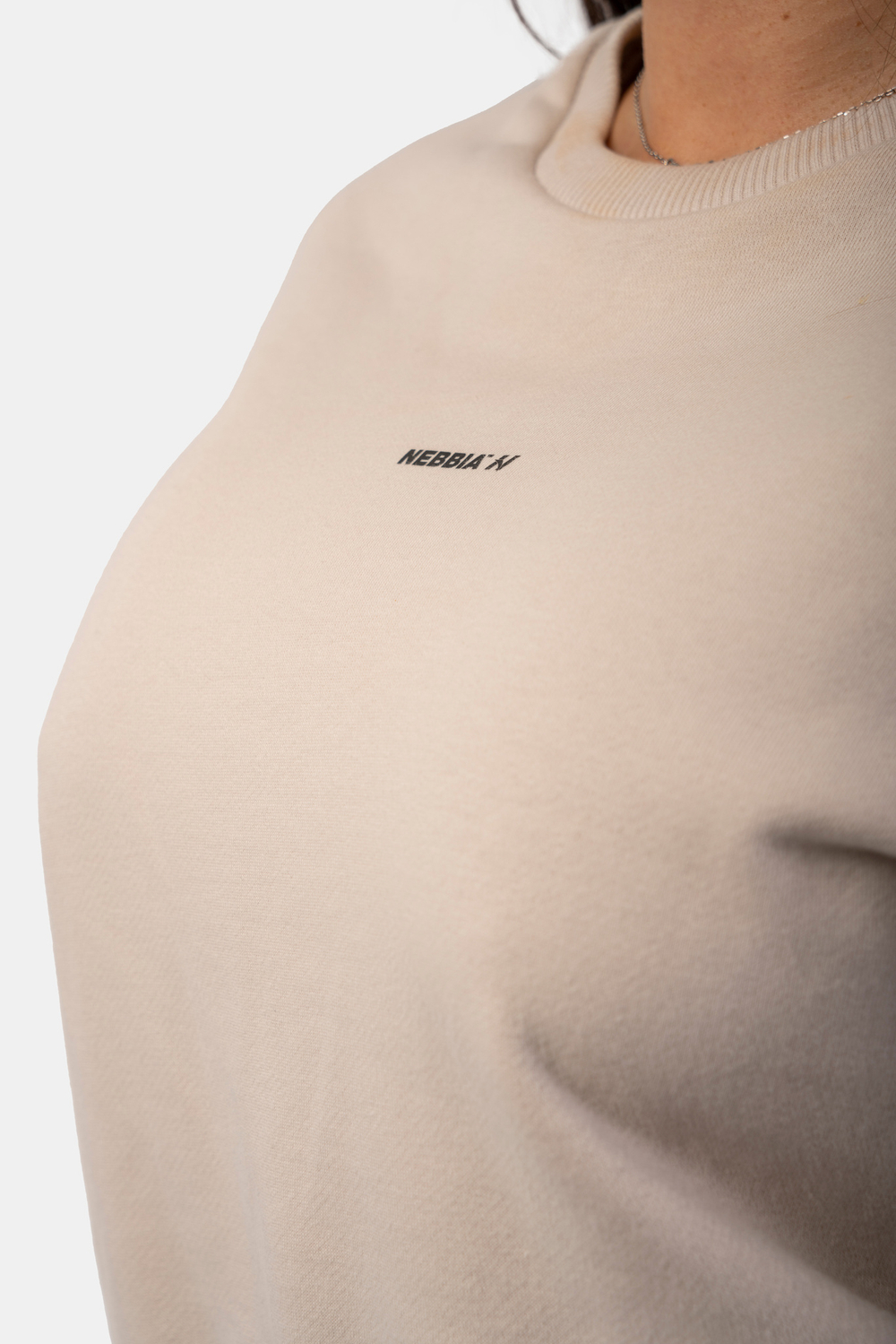 Худи LOOSE FIT SWEATSHIRT "FEELING GOOD" 420 Кремовая