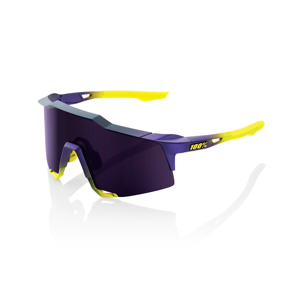 Спортивные очки 100% SPEEDCRAFT - Matte Metallic Digital Brights - Dark Purple Lens - OS