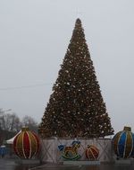 Уличная елка ствольная "Альпийская" (пвх) 14 м