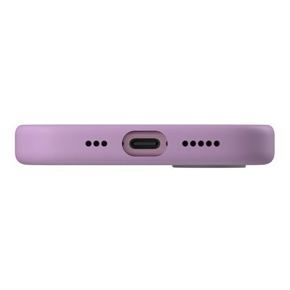 Чехол Uniq Lino MagSafe для iPhone 16 Grape Pink (IP6.1(2024)-LINOHMGPNK)