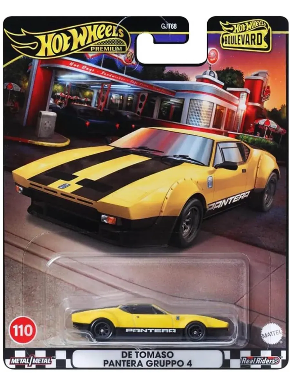 Машинка Хот Вилс Премиум De Tomaso Pantera GTS GJT68 HRT75