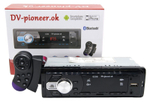 Автомагнитола DV-Pionir ok JSD-6295, Bluetooth цветная подсветка, usb, micro, aux, fm, пульт