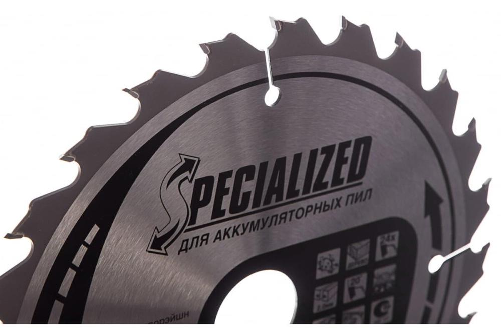 Пильный диск для дерева, 190x30x2/1.4x24T (для аккум. инстр.) Makita B-29206