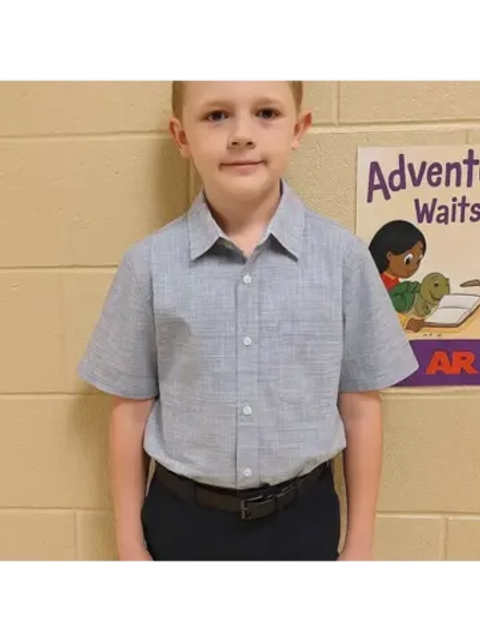 Рубашка с короткими рукавами для мальчика