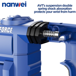 Аккумуляторный перфоратор Nanwei NW-H8281 (20V, 4 Дж, SDS-Plus, 2 АКБ 6 Ач)