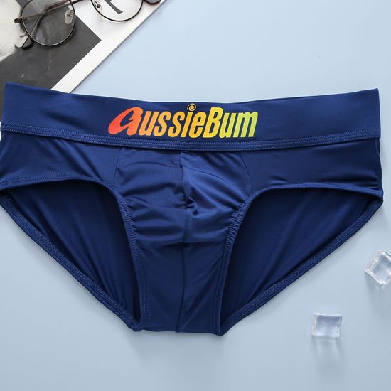 Мужские трусы брифы темно-синие AussieBum