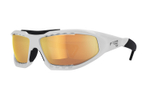 Спортивные очки LiP Surge / Gloss White - Black / PC Photochromic / ecLiPse™ Series ML Red Brown