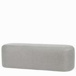 Пуф Pawai Low 120х38 см, светло-серый