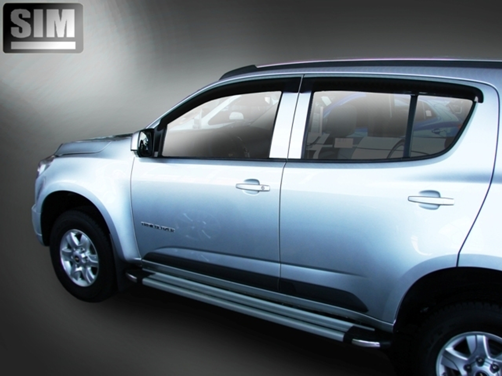 Дефлекторы боковых окон SIM для Chevrolet TrailBlazer (2012-2016) арт.SCHTB1232