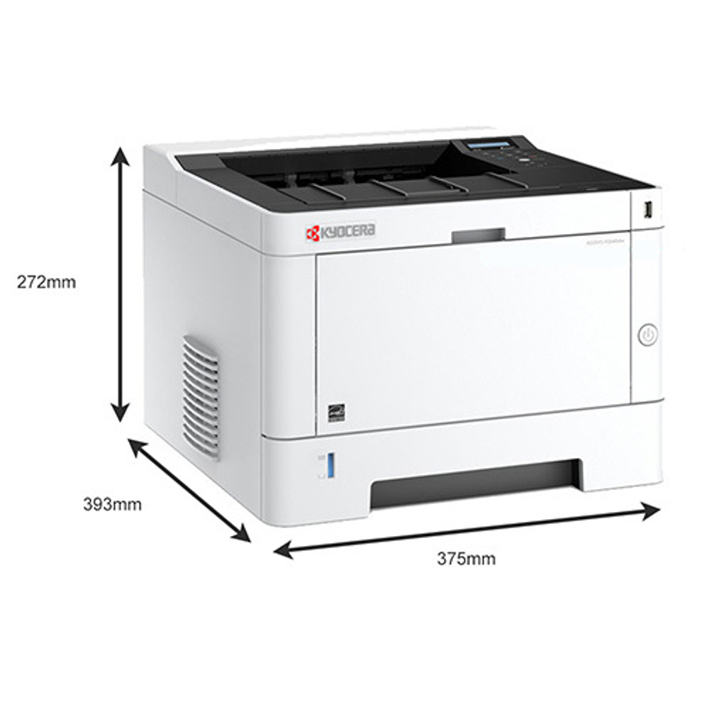Принтер Kyocera P2040dw, A4, 40 стр./мин., Ethernet, Wi-Fi