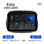 Teyes X1 10,2"для Honda Edix 2004-2009