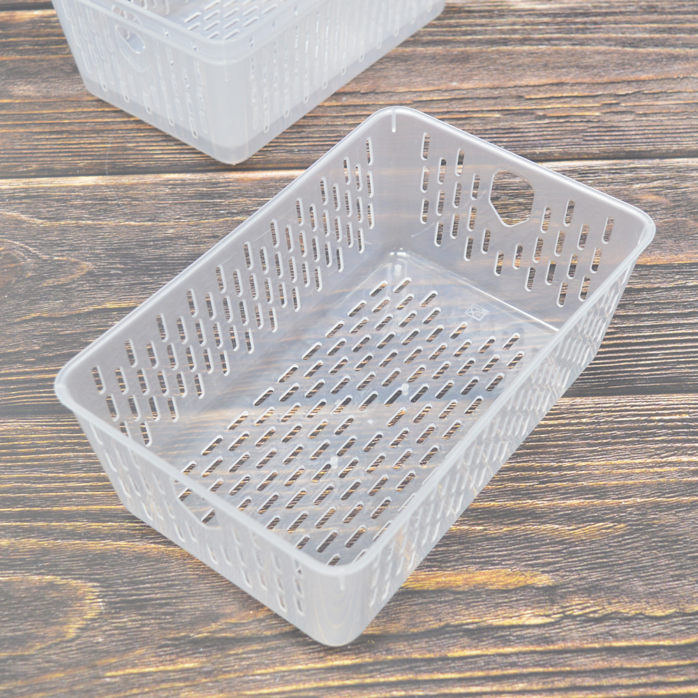 Набор корзинок для хранения 3шт (прозрачный)