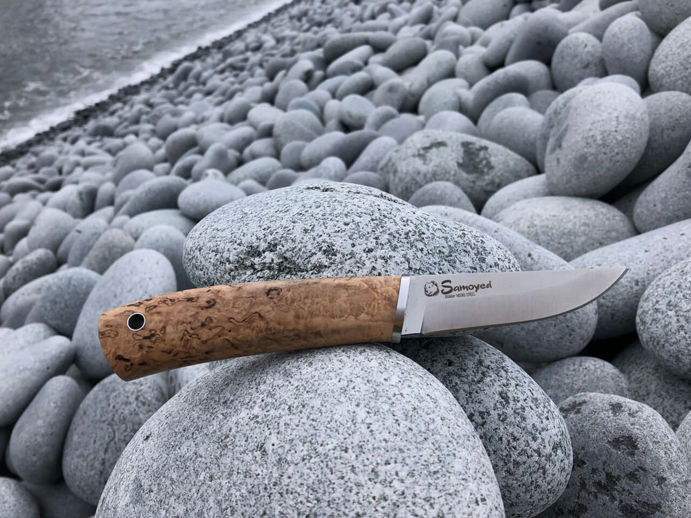Туристический нож Samoyed N690 StoneWash