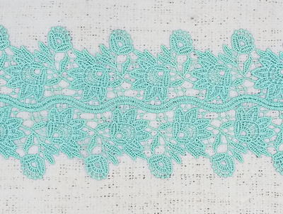 Кружево плетеное, ш. 13,5 см.