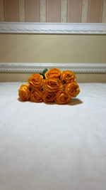 Искусственные цветы, желтые подсолнухи / Высота 44 см. 9 стебелей 9 бутонов/