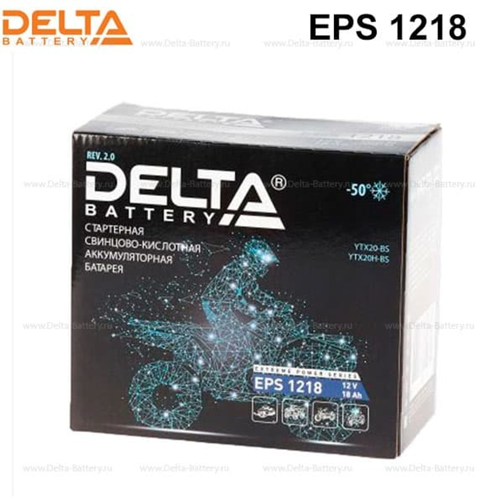 Аккумулятор Delta EPS 1218 (12V / 18Ah) [YTX20H-BS,YTX20-BS]