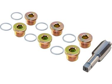 ODPRK2015 Набор для восстановления резьбы сливного отверстия поддона M20х1.5, 7 предметов