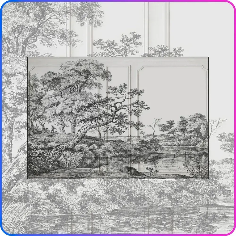 Фотообои на стену Деревья 400х270 см Luxury Walls AM38704