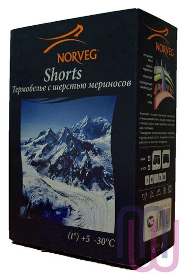 Термобелье мужское боксеры Norveg Shorts 8M100