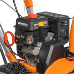 Снегоуборщик бензиновый выброс 15 м с электрозапуском DAEWOO DAST 9070