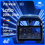 Teyes X1 10,2" для Nissan Latio 2014-2016 (прав)