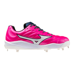 Mizuno Low Top Upper Height Baseball Shoes Men"s Pink
