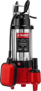 Насос фекальный "ЗУБР" НПФ-250