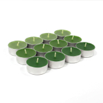 Набор ароматических свечей Selja, 12 свечей, парафин/ароматизатор зеленое яблоко