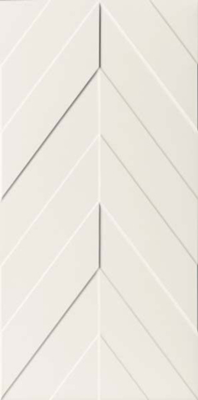 Настенная плитка 4D D730 CHEVRON WHITE MATT