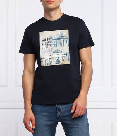 футболка teller Pepe Jeans London - темно-синий(PM508377)