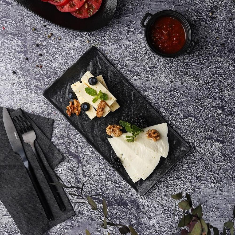 Блюдо прямоугольное 26*13 см h1,6 см с бортами Side Up2   P.L. Proff Cuisine [4]