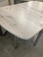 Стол обед Пристенный пластик бискайская сосна