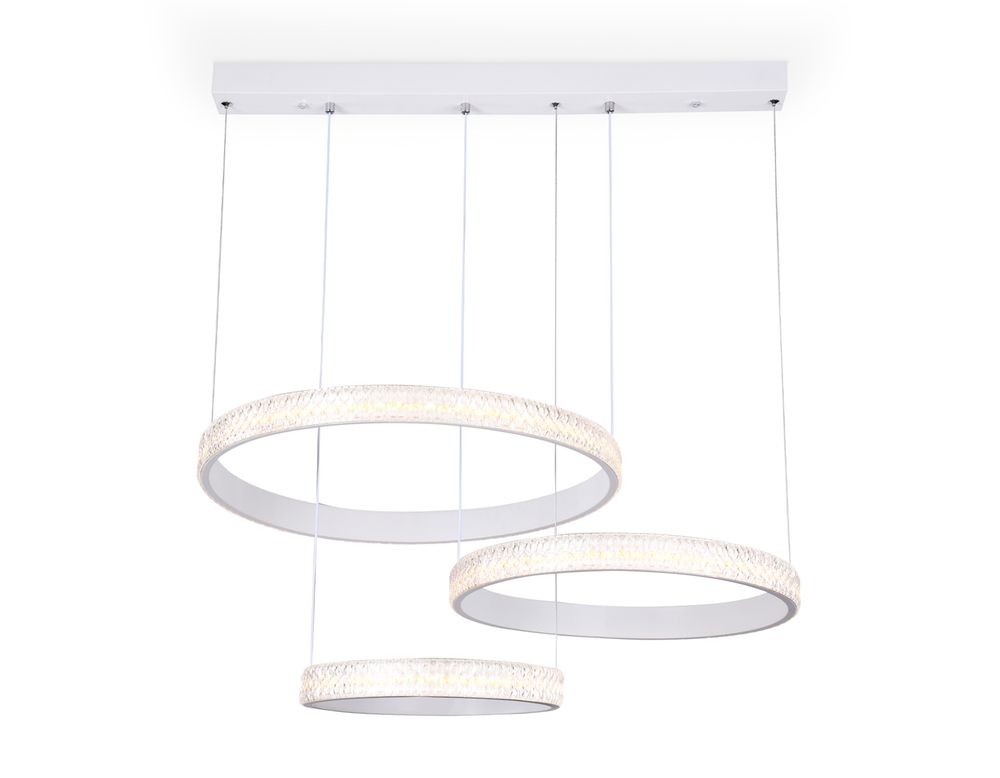 Потолочный светодиодный светильник с пультом FA6161 WH белый 99W 720*500*900 (ПДУ РАДИО 2.4)