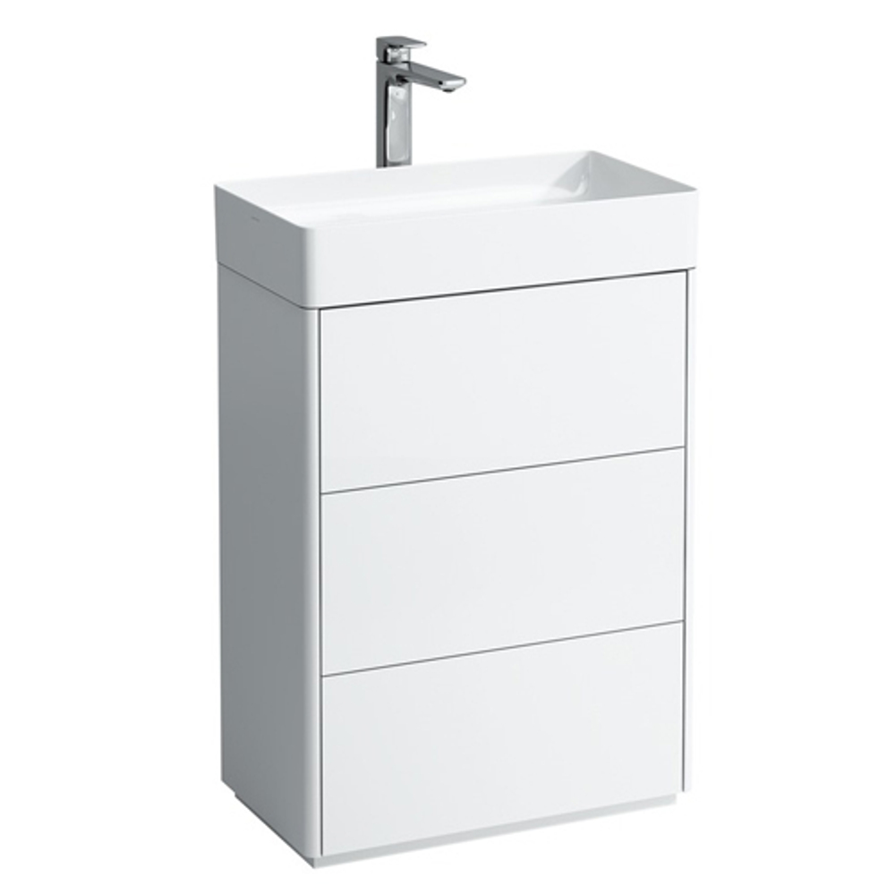 Мебель для ванной Laufen Living Square 59x43см.  4.0533.3.043.463.1 с раковиной Living Square 1143.4