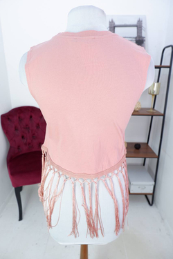 Футболка Terranova игривая,маркировка S, визуально на 44 размер