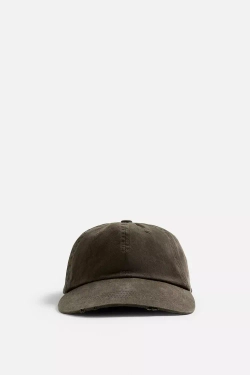 ZARA КЕПКА С ЭФФЕКТОМ ПОТЕРТОСТИ, ТЕМНЫЙ ХАКИ