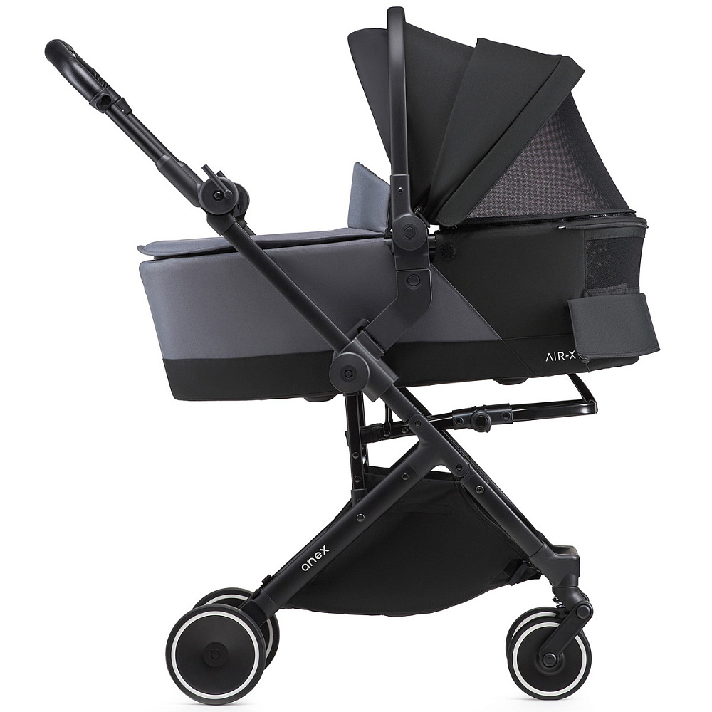 Детская коляска Anex Air-X Travel Cot 2 в 1 woo/black