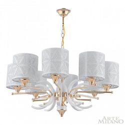Подвесная люстра Arte Milano Florentia-2097 302097/8 Wh/Gd