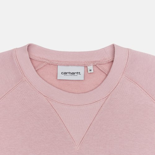 Толстовка мужская Carhartt WIP Chase Sweatshirt артикул:I033660_glassy_pink - купить в магазине Дайс