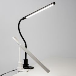 Настольный светильник ЭРА NLED-509-8W-BK светодиодный на струбцине черный