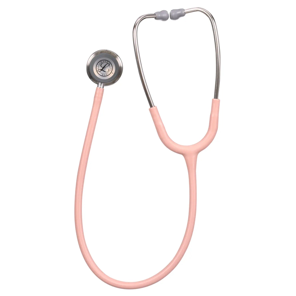 Стетоскоп Littmann Classic III, матовый розовый, головка шампань (5910C)