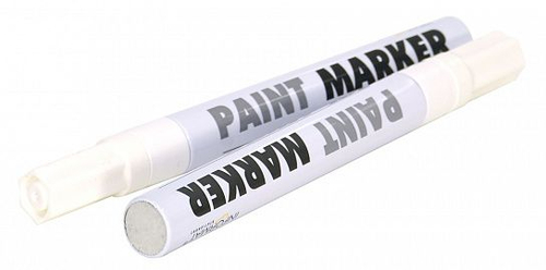 Маркер-краска 4.0мм белый "Paint" INФОРМАТKRR04W