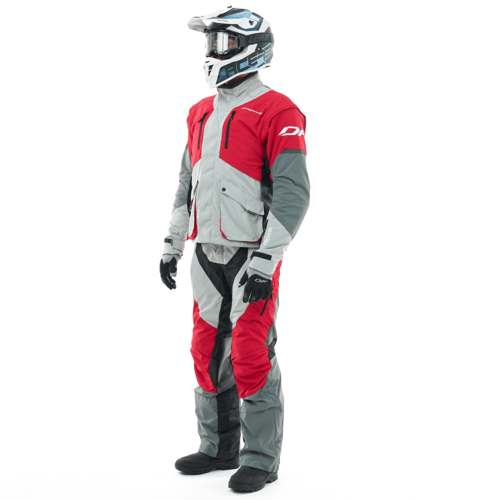 Эндуро Freeride / Серо-красный