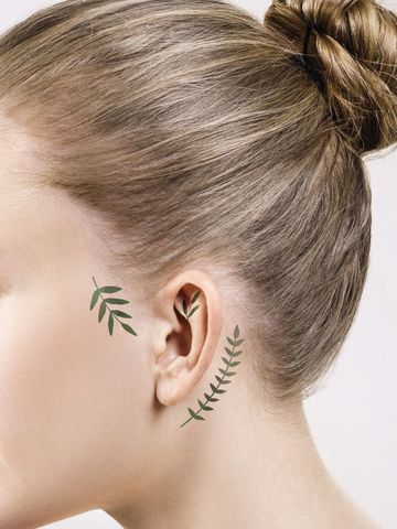 «Flower Fantasy» Цветочная фантазия. Набор из 15 татуировок