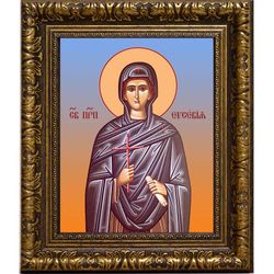 Евсевия Миласская преподобная. Икона на холсте.