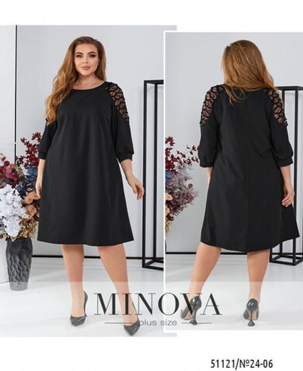 Платье 24-06-Черный Minova Фото 1