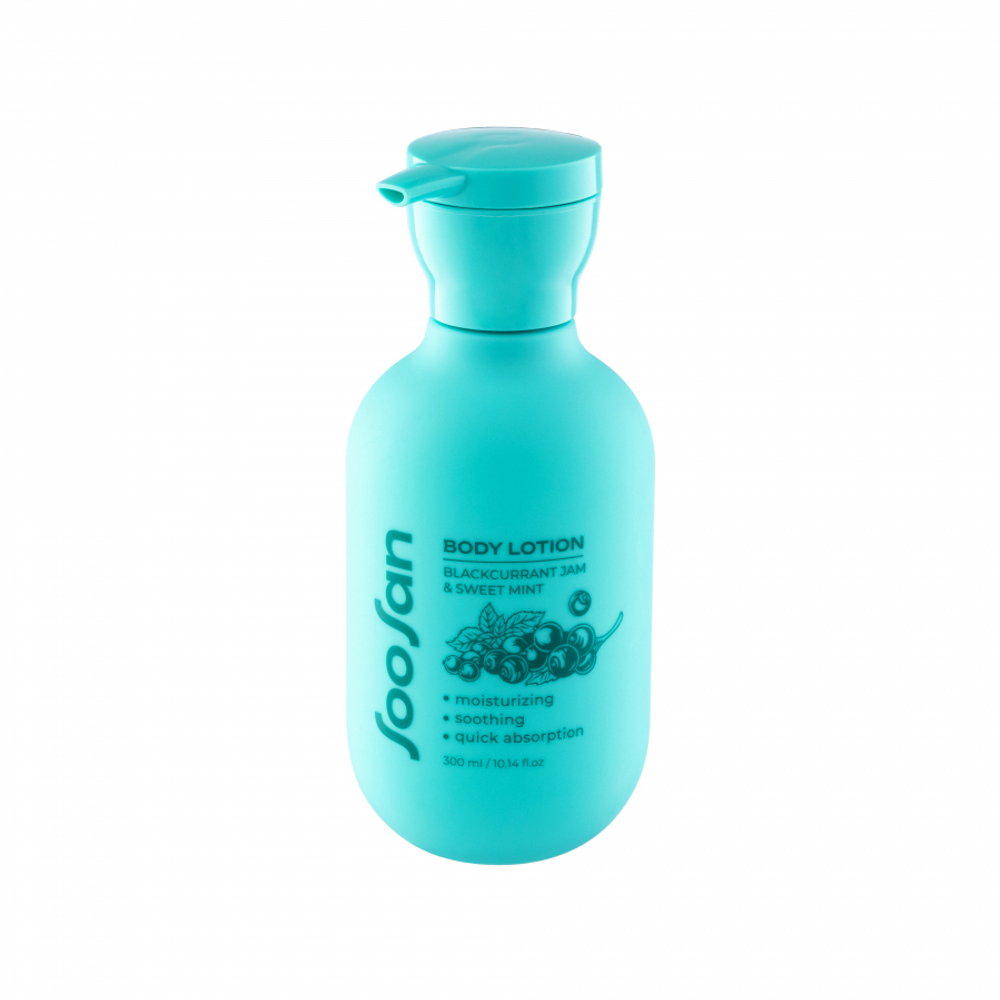 SOOSAN Body Lotion Blackcurrant Jam & Sweet Mint Лосьон для тела с ароматом черной смородины и сладкой мяты 300мл